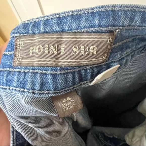 J. Crew Point Sur Wide-Leg Eco Jean in Bright Ocean Wash - Picture 8 of 10